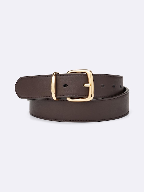 Metal Loop Square Buckle Belt