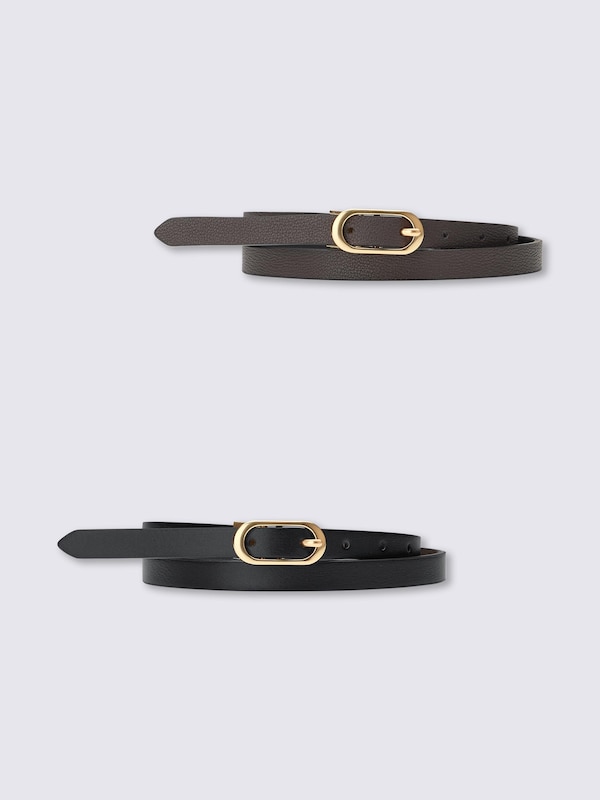Oval Buckle Reversible Belt | MN