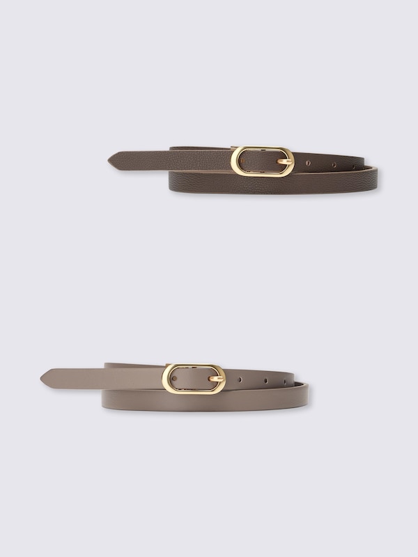 Oval Buckle Reversible Belt | MN
