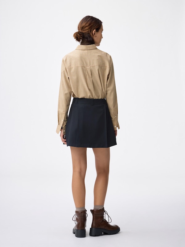 Side Pleated Skort