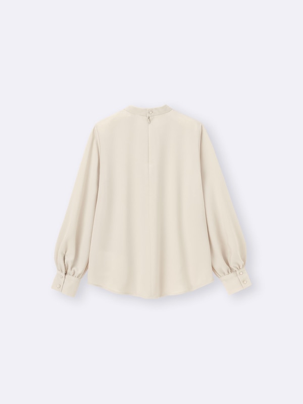 Stand-Up Collar Blouse