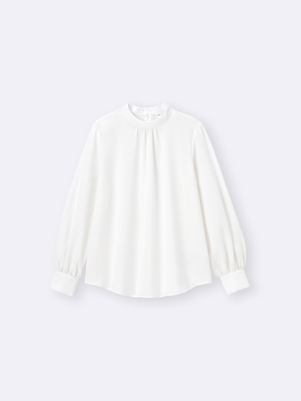 Stand-Up Collar Blouse