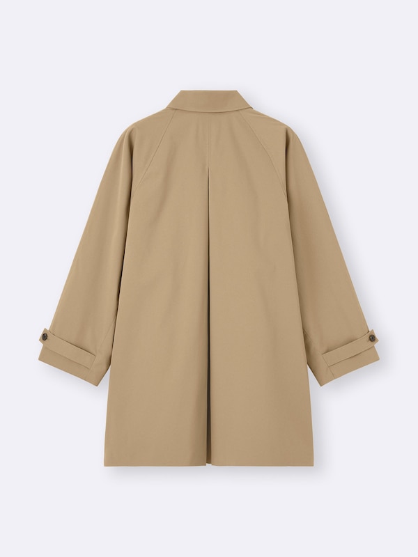 Balmacaan A-Line Half Coat