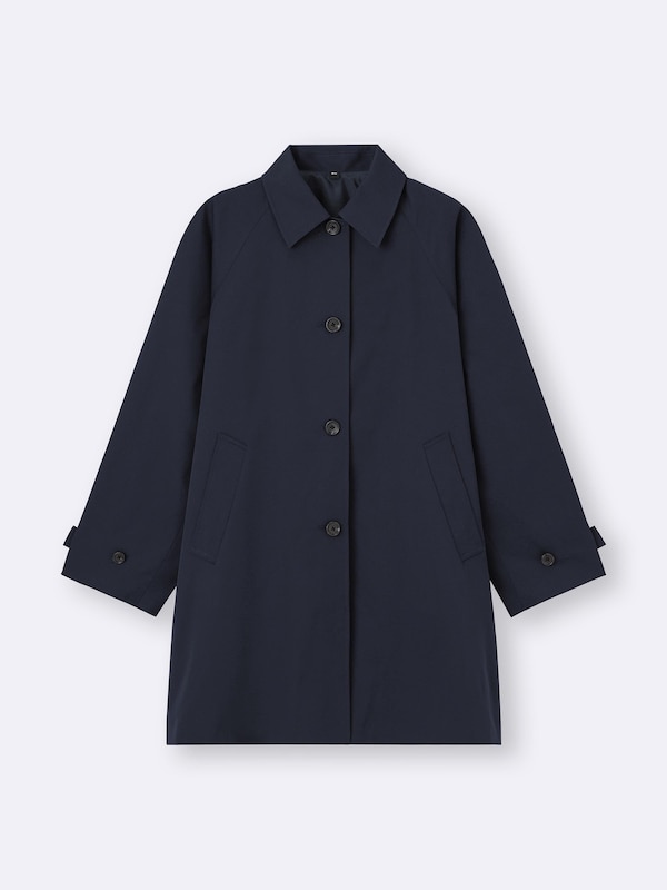 Balmacaan A-Line Half Coat