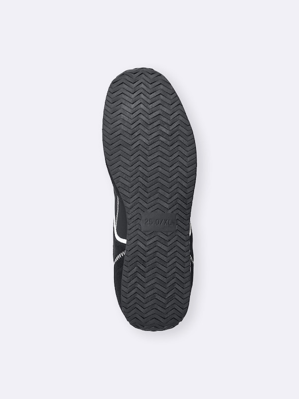 Nylon Combination Flat Sneakers