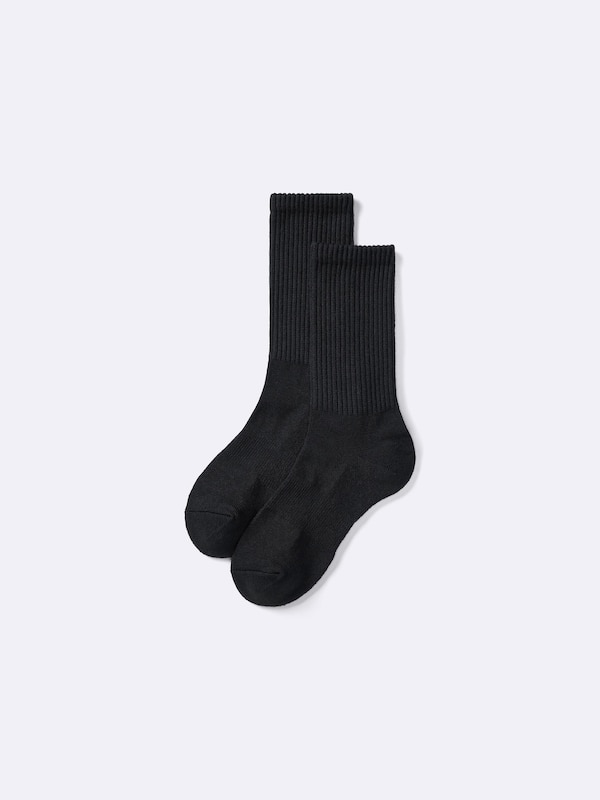 Ribbed Pilecrew Socks