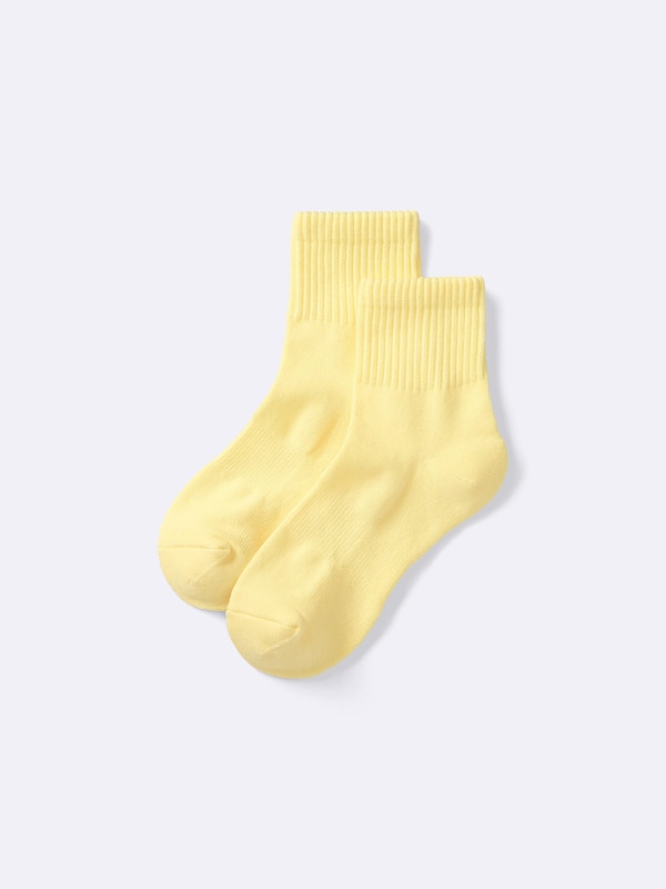 Ribbed Pile Ankle Socks