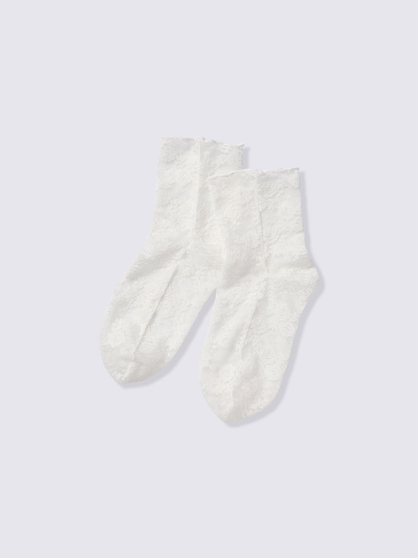 Lace Crew Socks | CZ