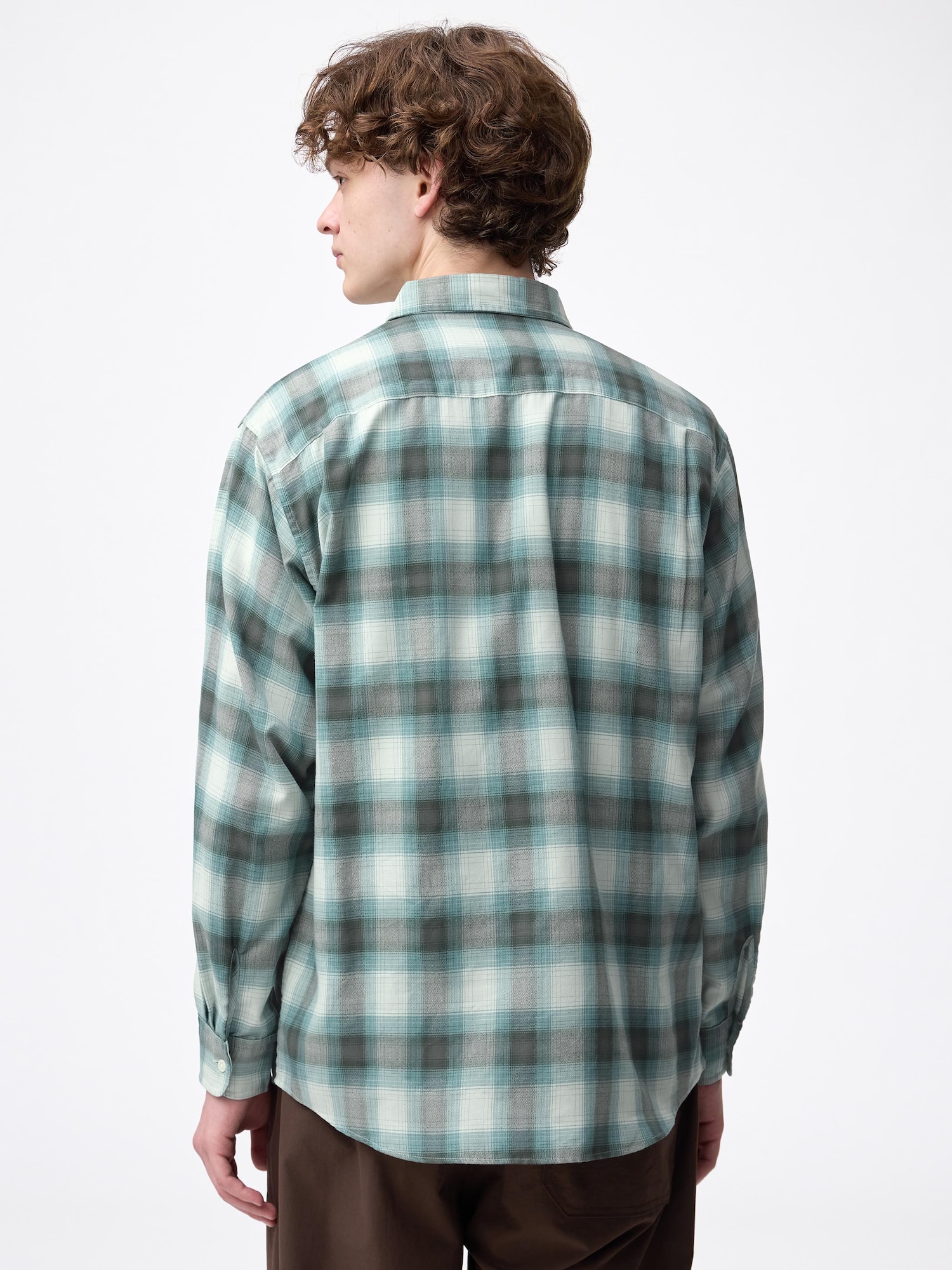 Ombre Checked Shirt | GU US