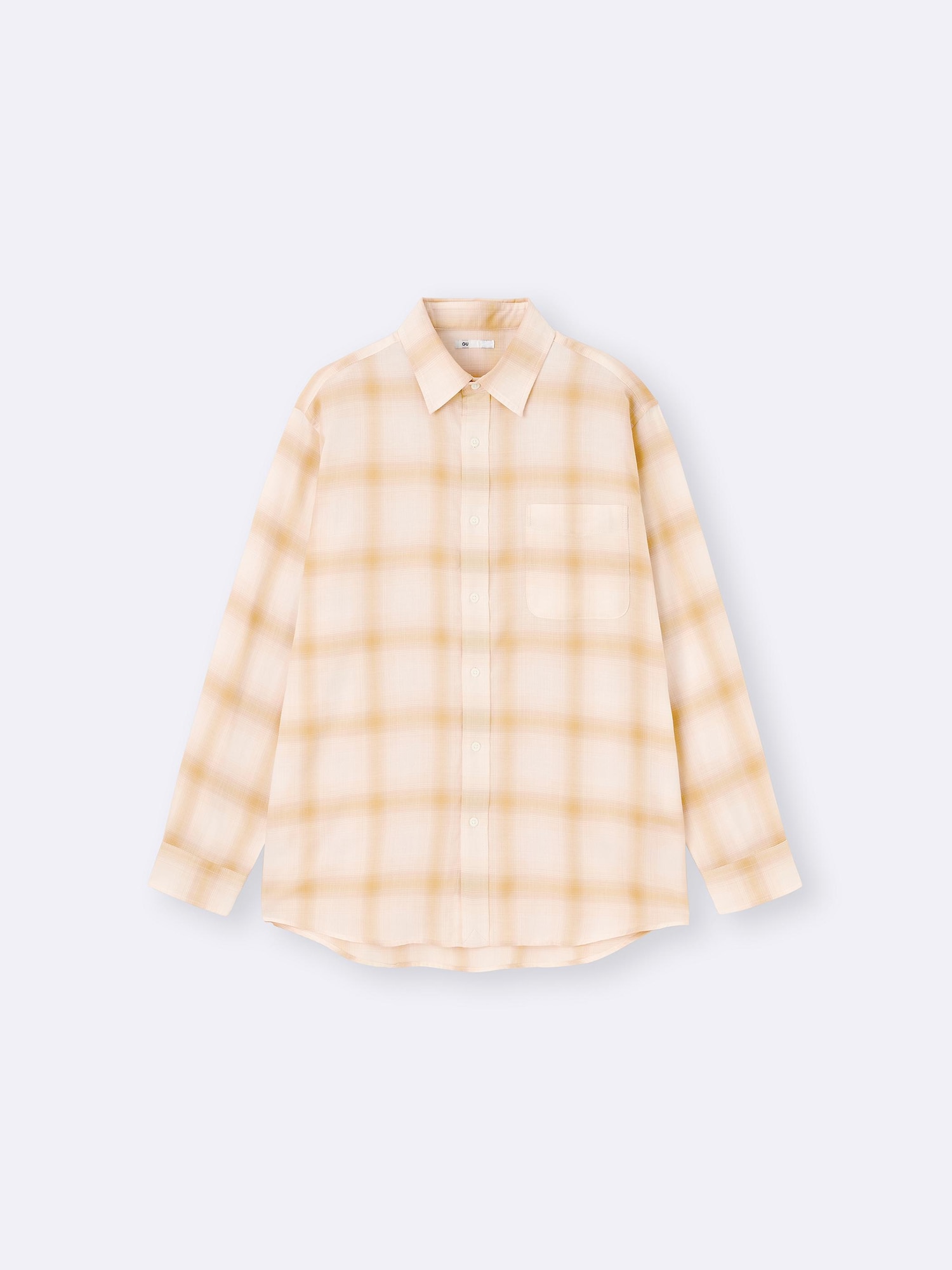 Unisex Ombre Checked Shirt | GU US
