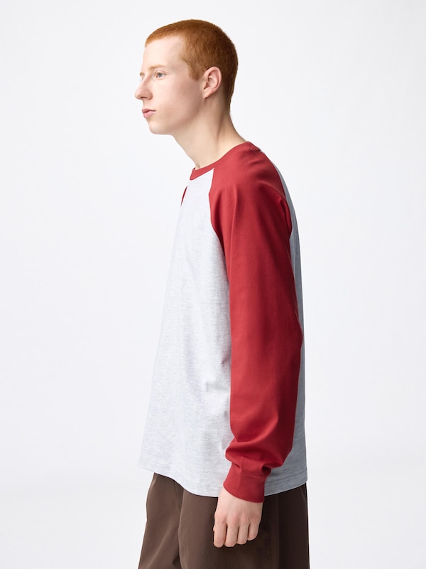 Heavy Weight Crew Neck T-Shirt | Long | Raglan