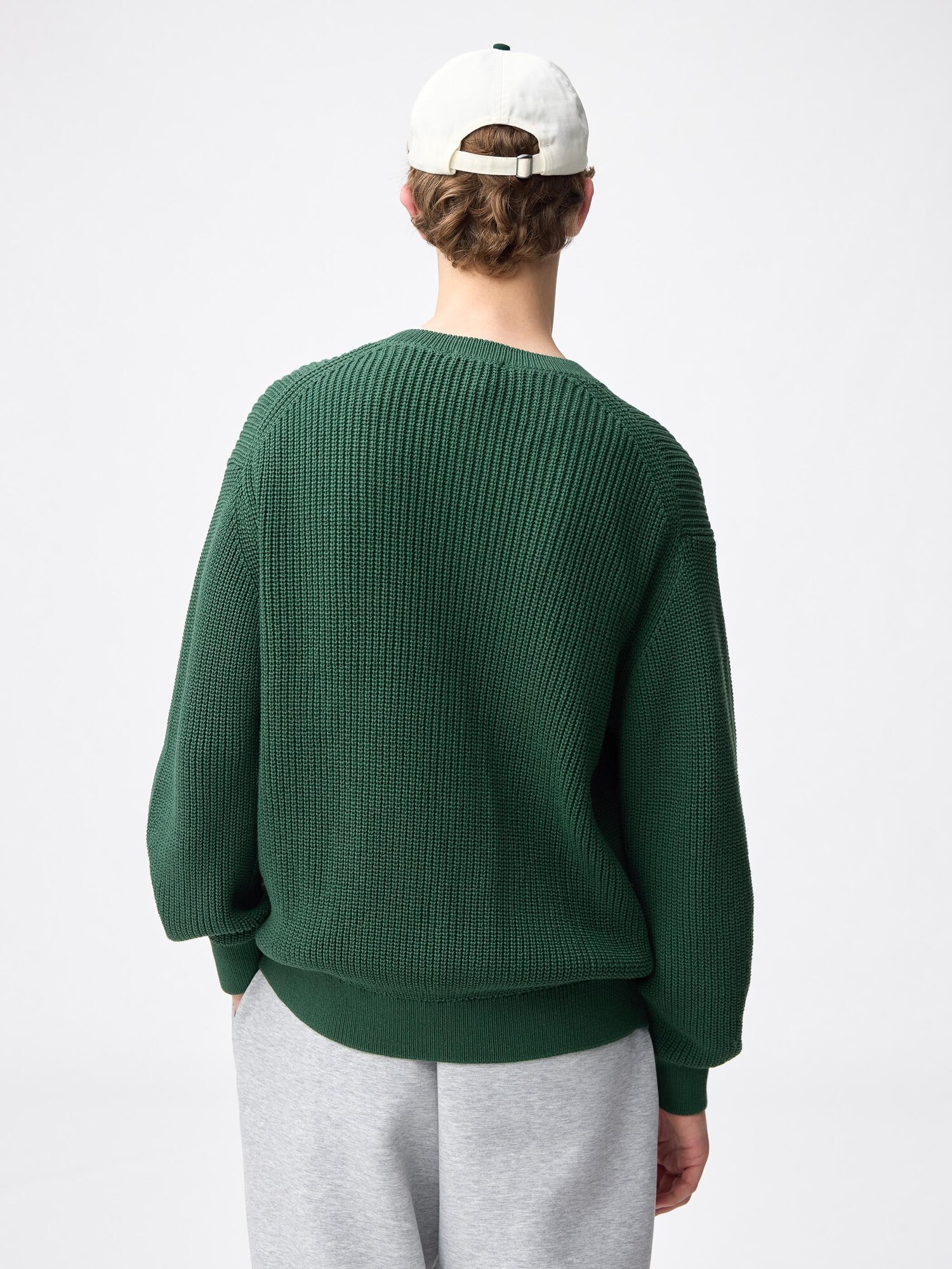 Unisex Lily Yarn Crew Neck Cardigan | GU US