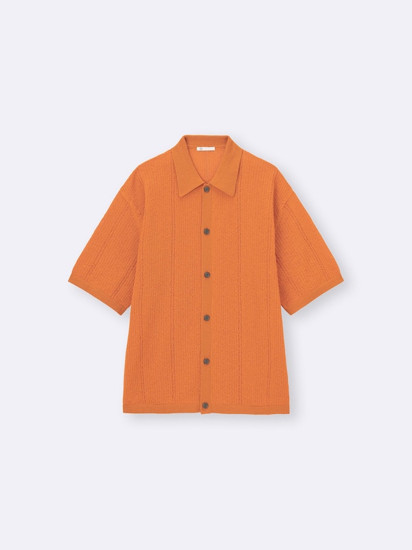 Washable Boucle Knitted Shirt | HalfSlv