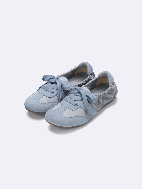 Gathered Ballet Sneakers