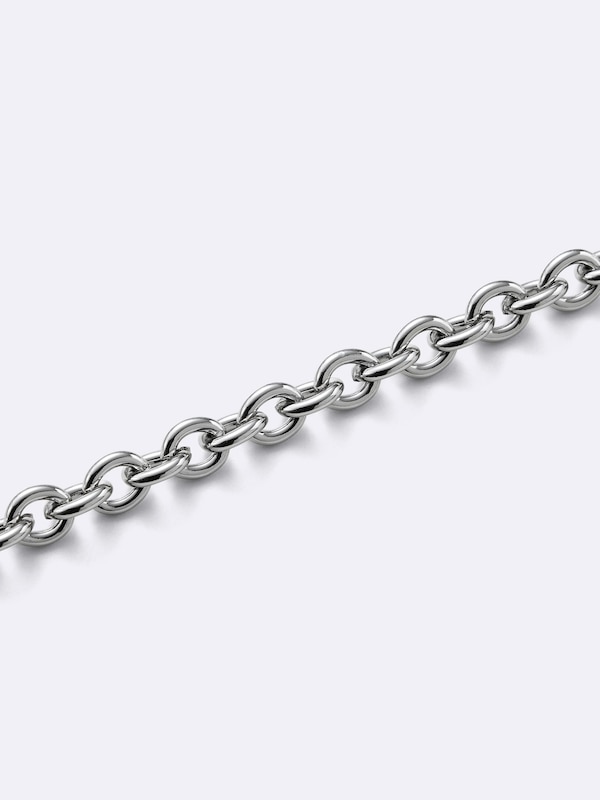 Heart Motif Volume Chain Necklace