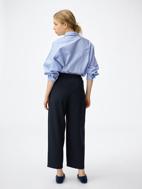 Wide Tapered Ankle Pants