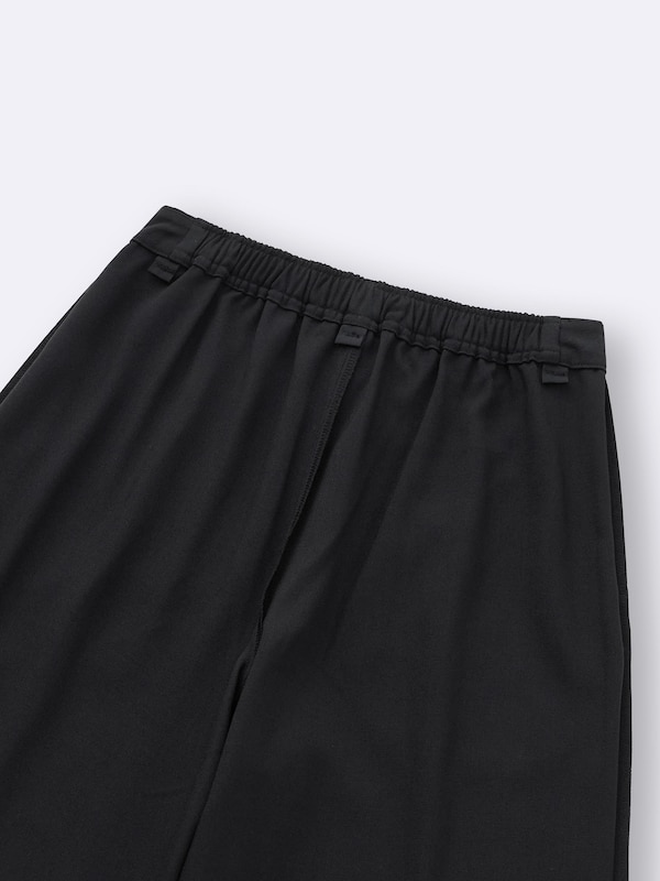 Wide Tapered Ankle Pants