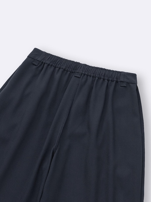 Wide Tapered Ankle Pants