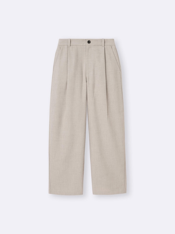 Wide Tapered Ankle Pants