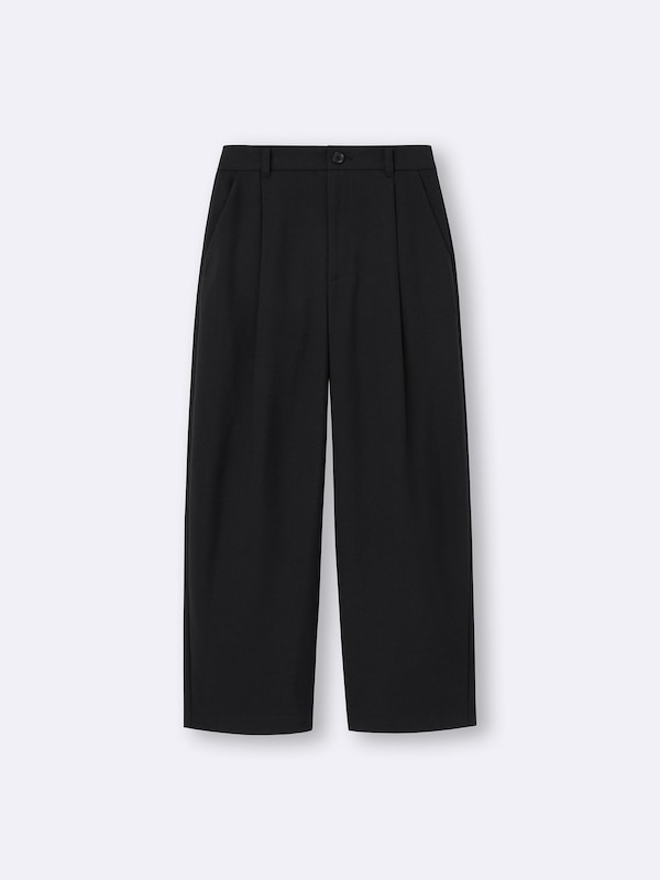 Wide Tapered Ankle Pants