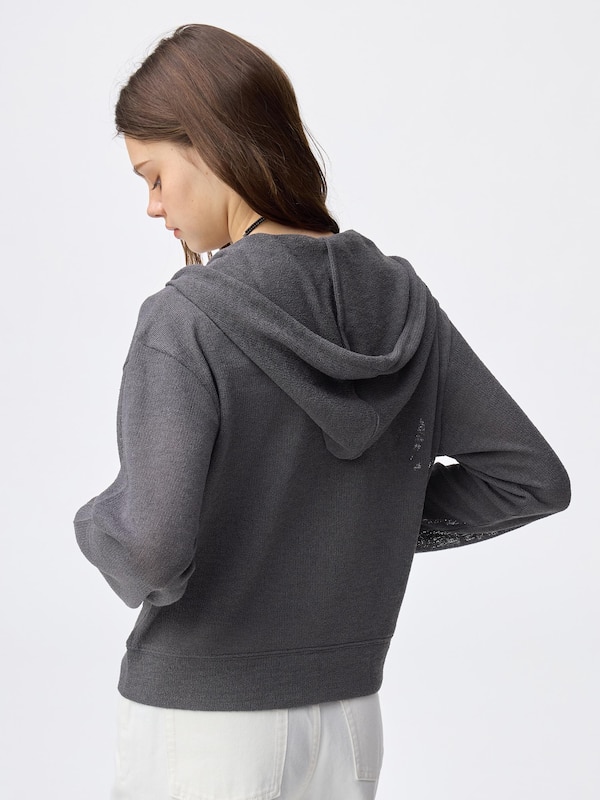 Loop Yarn Full-Zip Hoodie