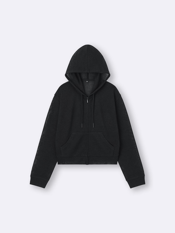 Loop Yarn Full-Zip Hoodie