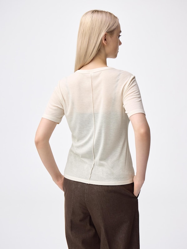 Soft Sheer Crew-Neck T-Shirt