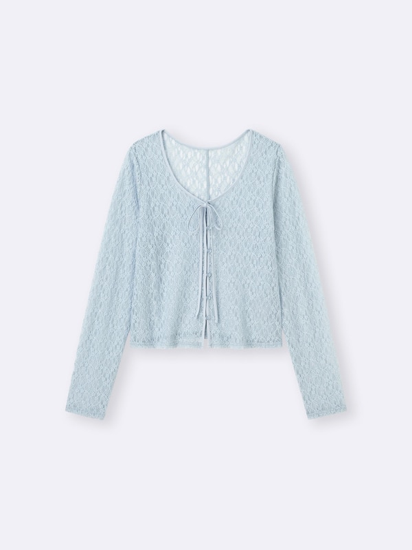 Lace Ribbon Cardigan