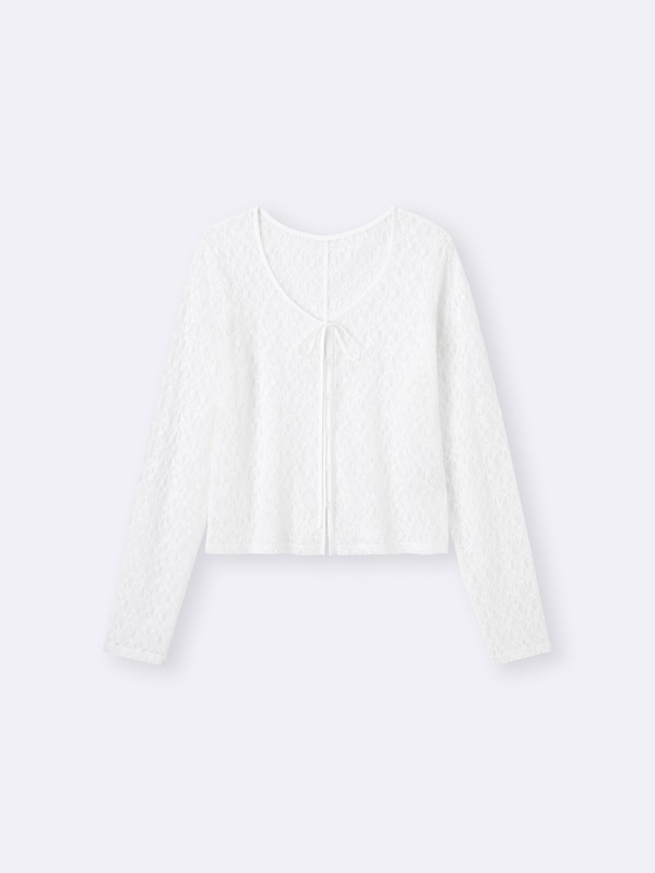 Lace Ribbon Cardigan