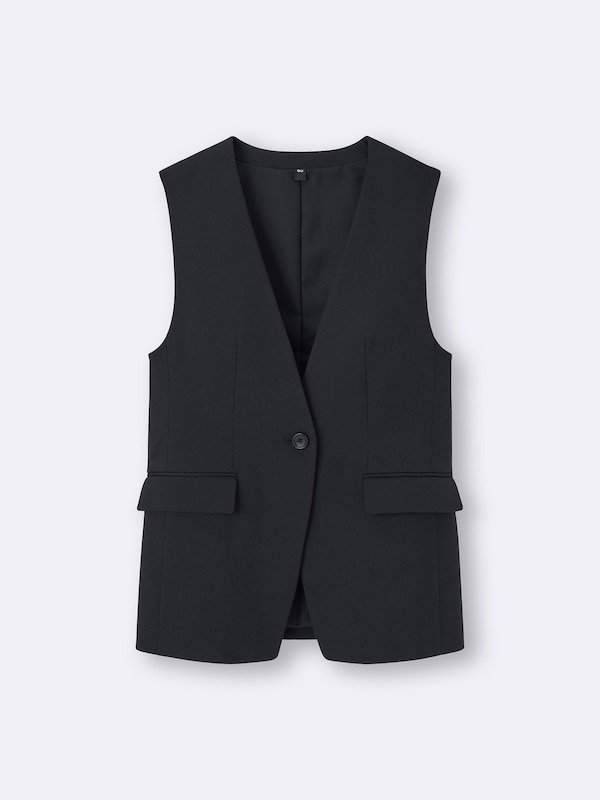 Collarless Vest
