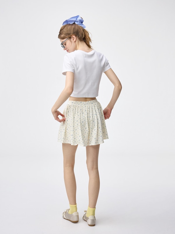 Relaxed Short Pants | Flower