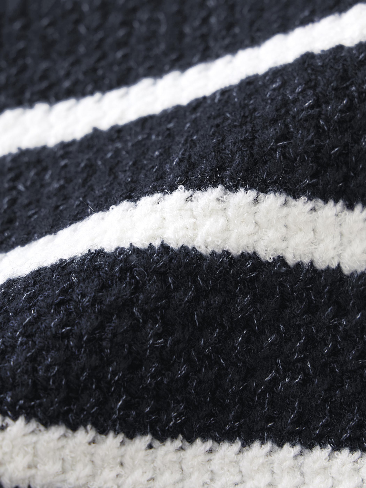 Women's Tweedy Knitted Striped Cardigan | GU US