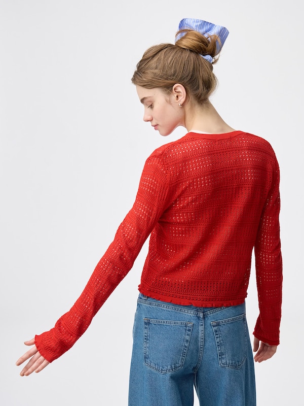 Lacy Stitch Cardigan