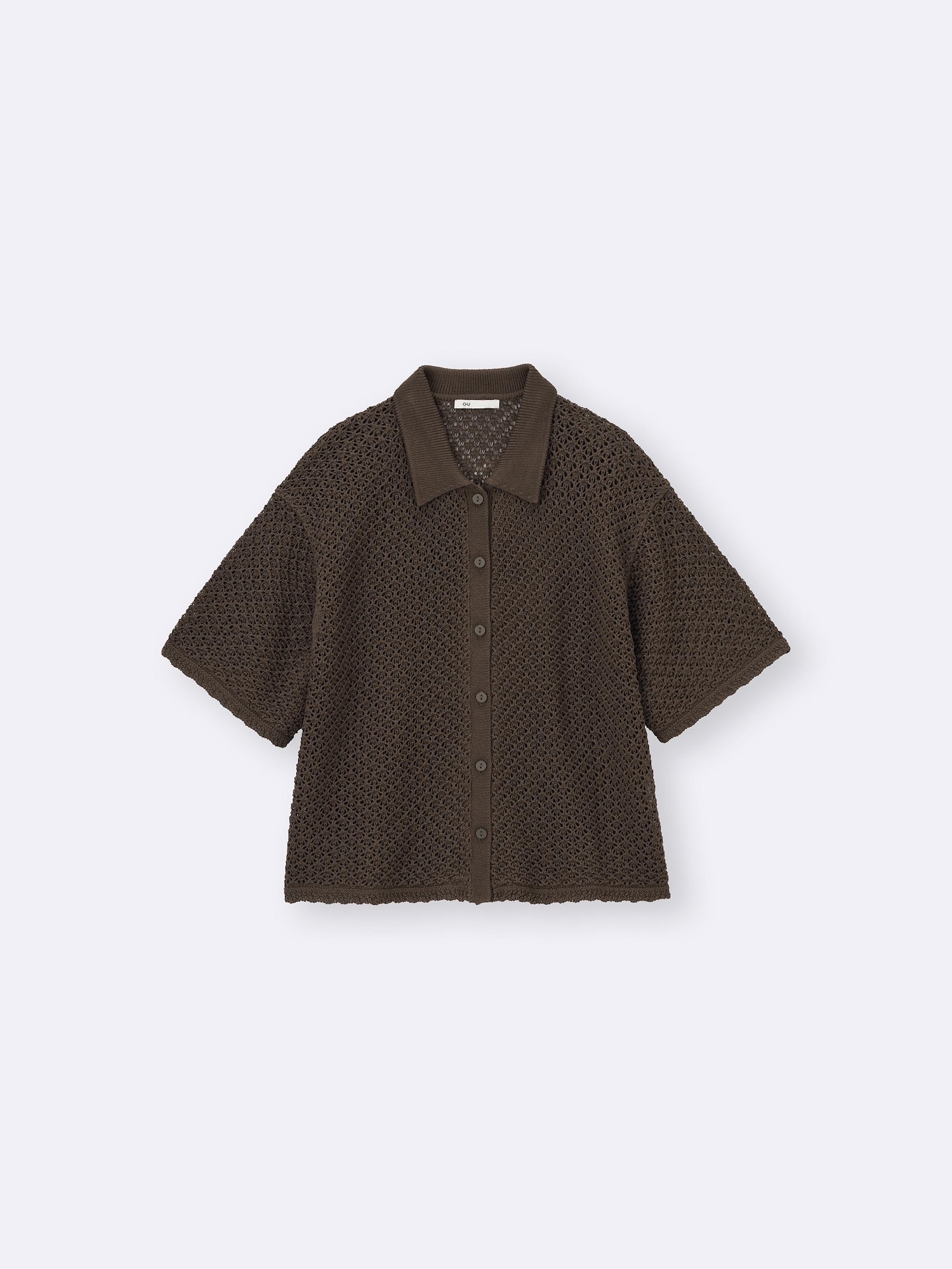 Women's Lacy Stitch Knitted Shirt | HalfSlv | GU US