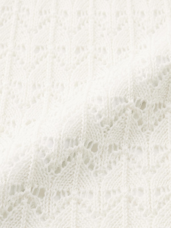 Lacy Stitch Knitted Camisole Tunic