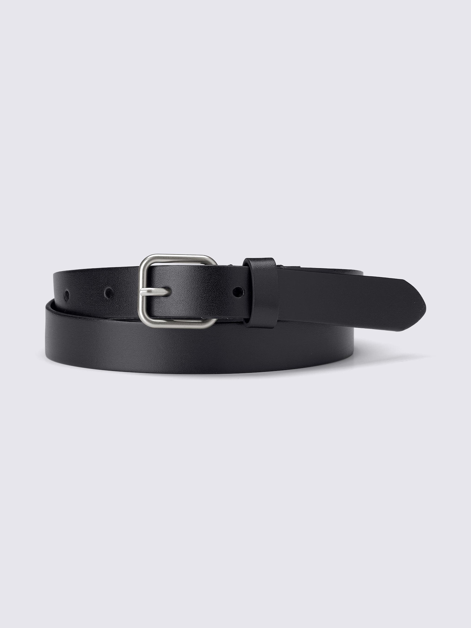 Men's Leather Narrow Belt | CL | GU US