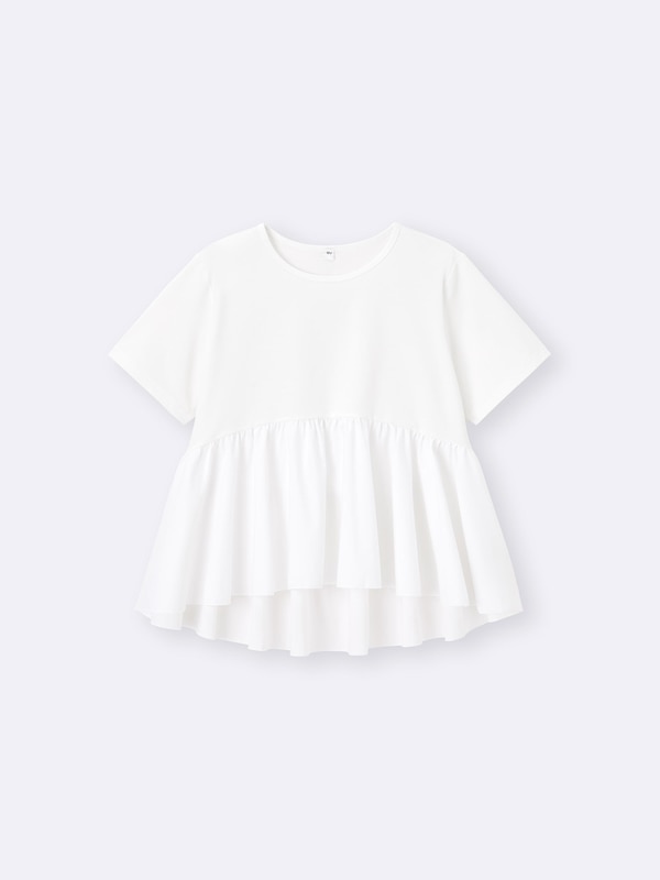 Woven Combination T-Shirt