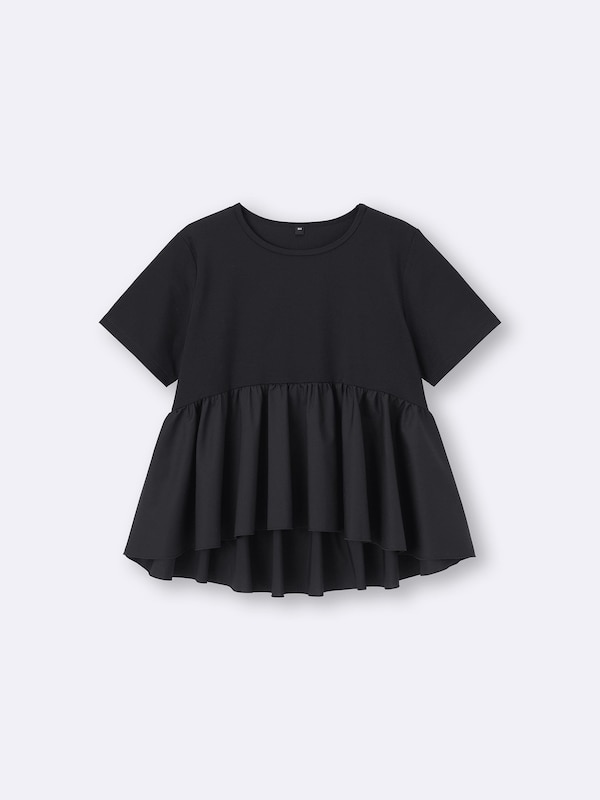 Woven Combination T-Shirt