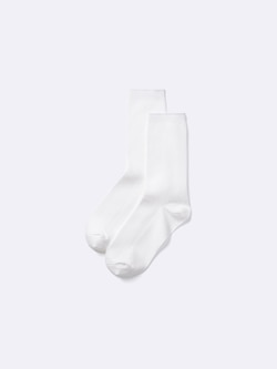 Ribbed Crew Socks