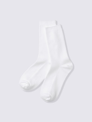 Ribbed Crew Socks