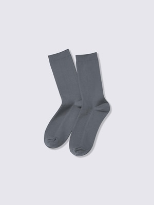 Ribbed Crew Socks