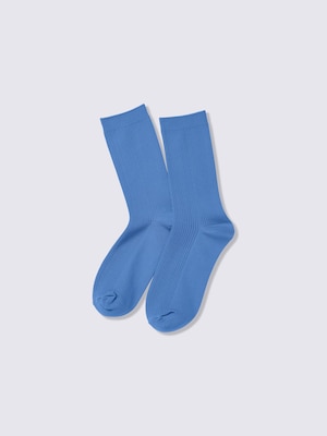 Ribbed Crew Socks