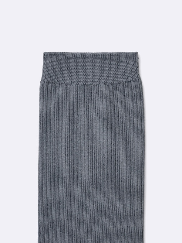 Ribbed Crew Socks