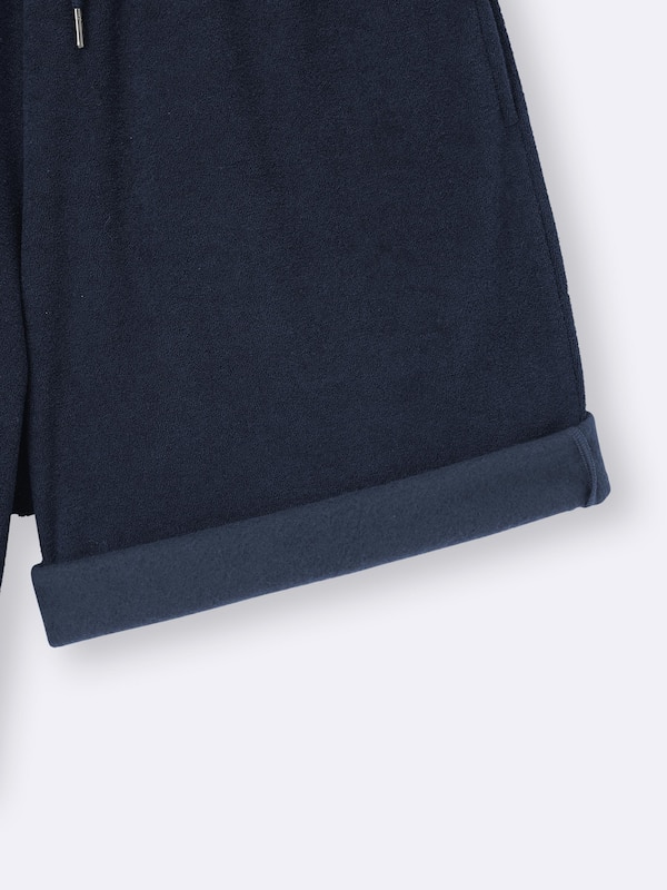 Pile Relaxed Knee Length Shorts