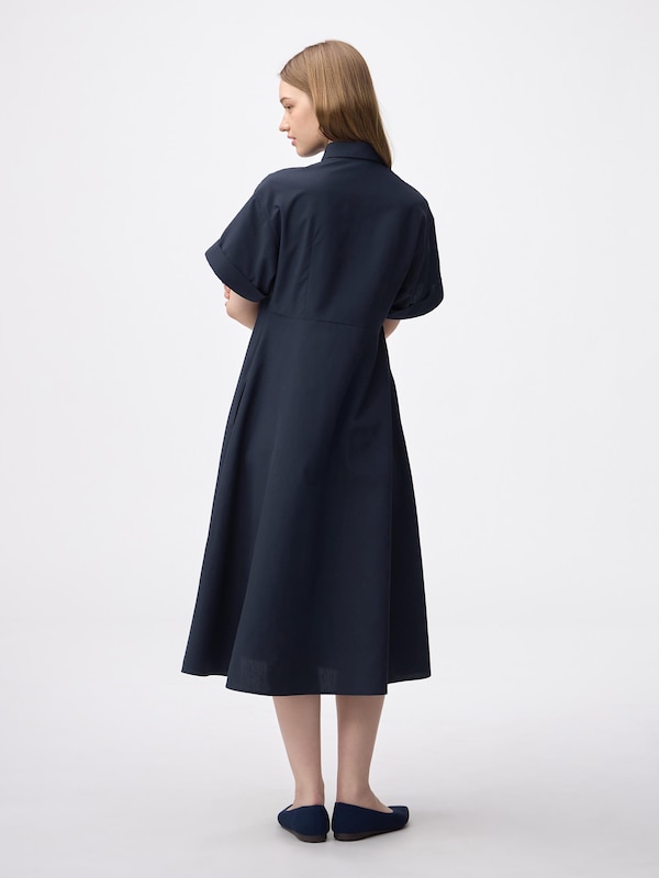 Flared Shirt Dress | Short