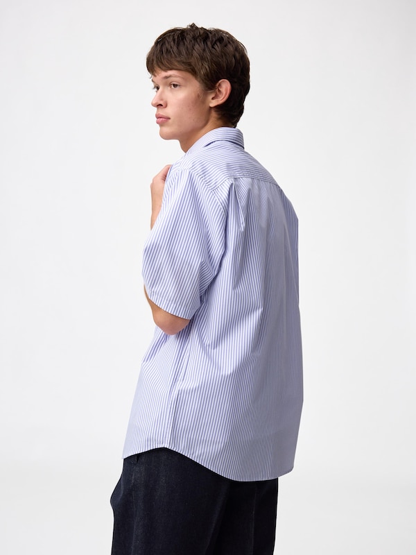 Easy Care Broadcloth Shirt | HalfSlv | Striped