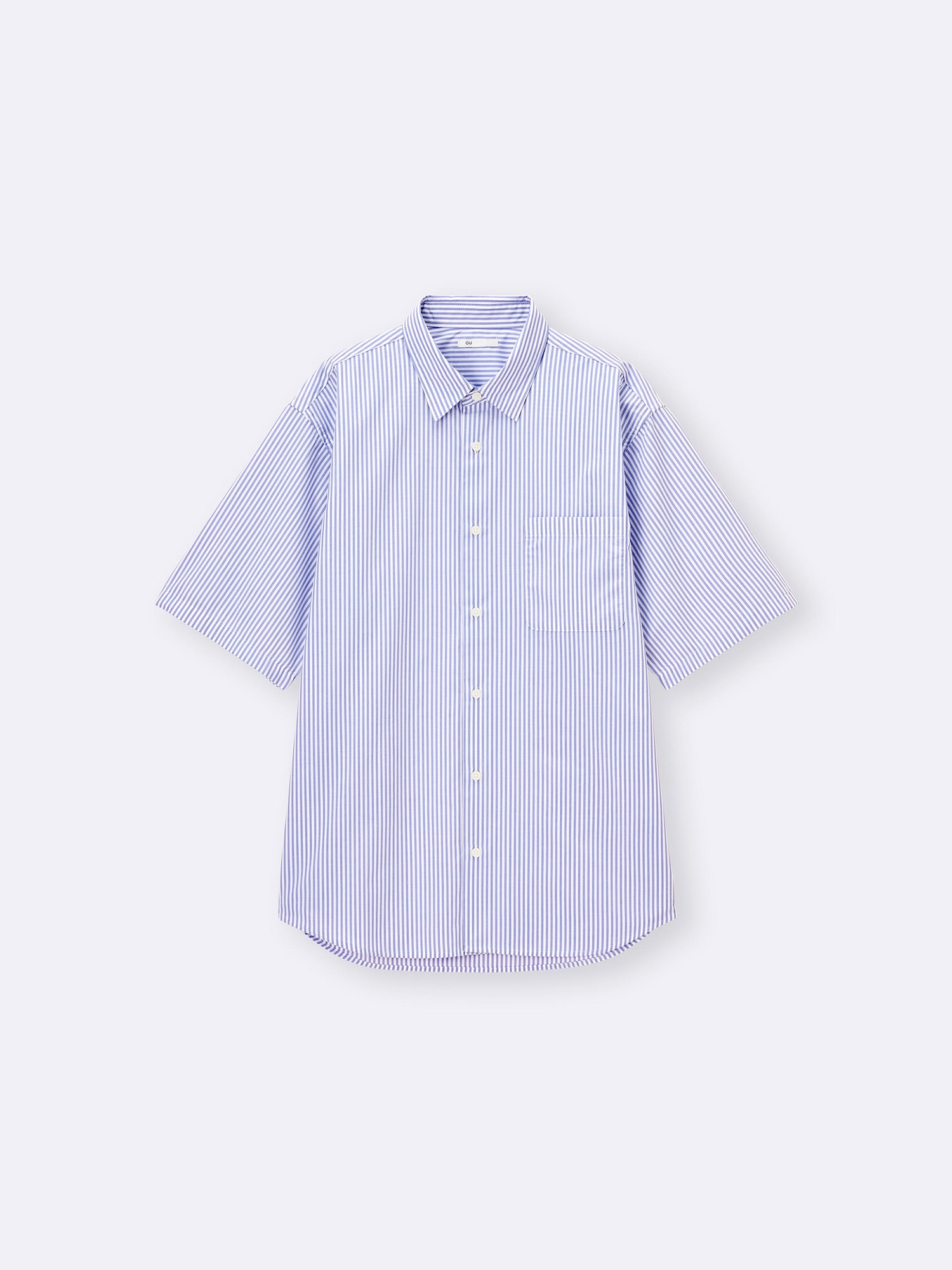 Men's Easy Care Broadcloth Shirt | HalfSlv | Striped | GU US