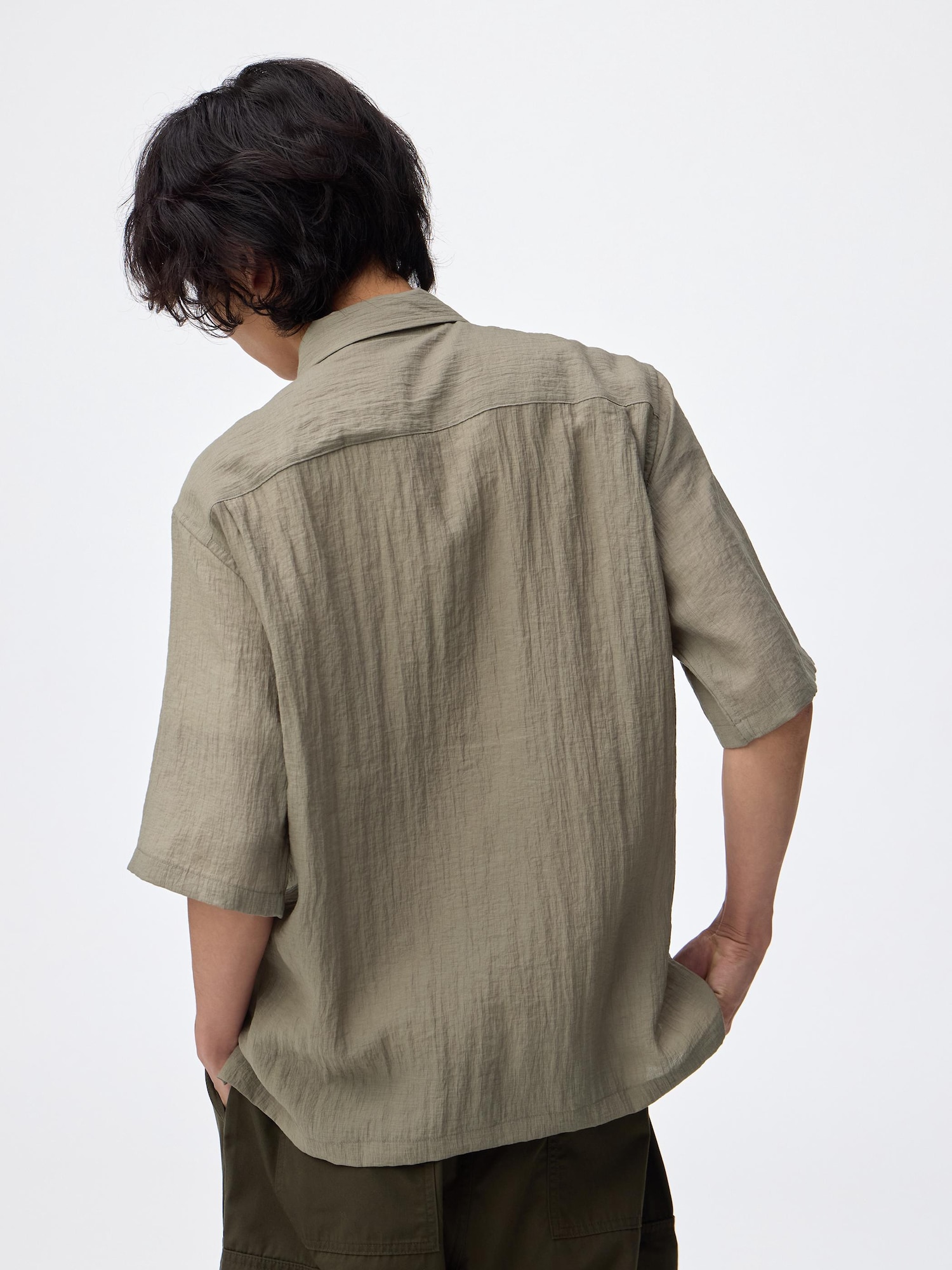 Unisex Textured Shirt | HalfSlv | GU US