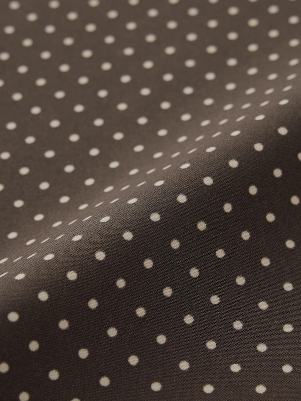 Open Collar Shirt | HalfSlv | Dot