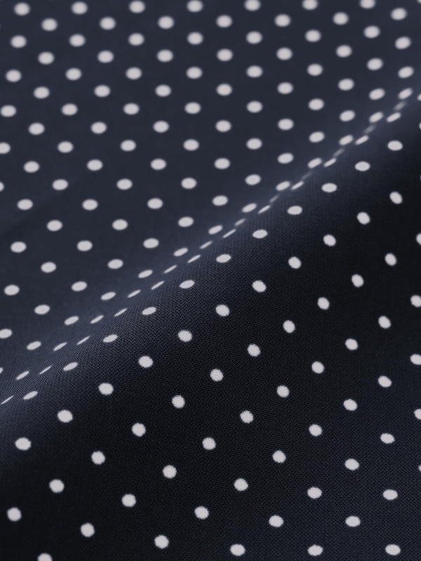 Open Collar Shirt | HalfSlv | Dot